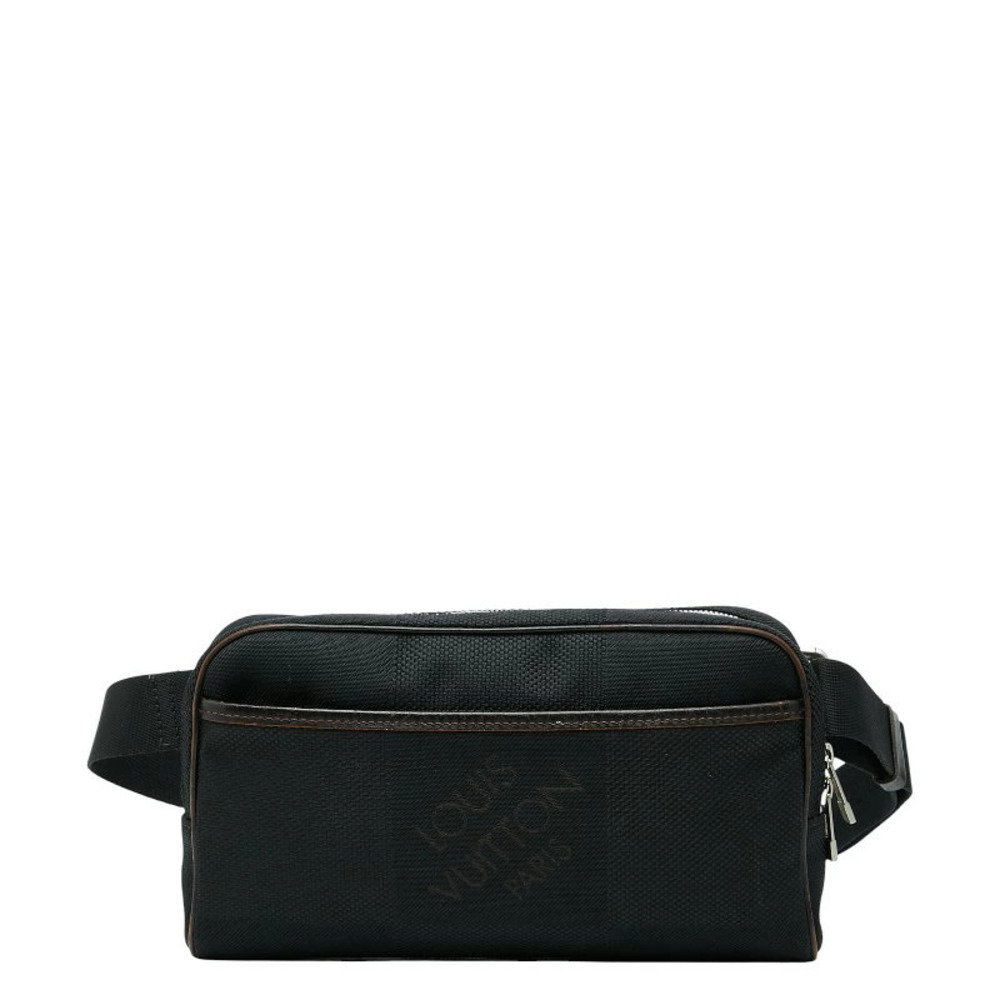 Louis Vuitton Damier Geant Acrobat Body Bag Waist Noir Black Canvas Leather